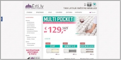 Erti.lv - интернет магазин матрасов и мебели